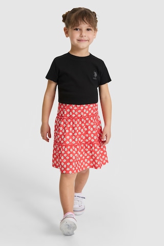 U.s. Polo Assn. Kız Çocuk Kırmızı Etek Örme 50325669-vr213 Rısk Red