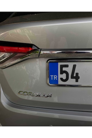 Krom Nikelajlı Oto Plakalık 1 Adet Krom Plakalık