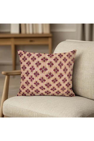 Turkıshrug Kıngdom Kilim Motifli Kırlent Yumuşak Dokulu 43 X 43 Çok Renkli