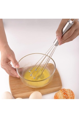 Top Uçlu Çubuk Çırpıcı 31 Cm Profesyonel Ball Whisk Hızlı Ve Kolay Karıştırma Yumurta Sos Ve Hamurlar Için I Diğer