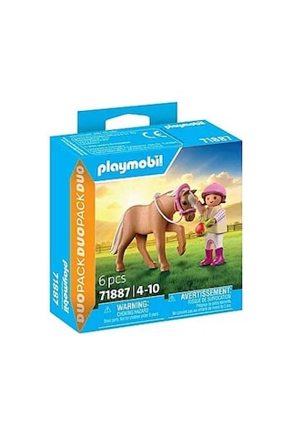 Playmobil Duopack Girl With Pony 71887