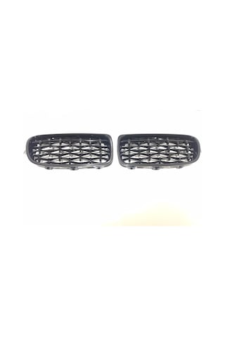 Bmw F30 Ön Panjur- Böbrek-Izgara Diamond Model Piano Black