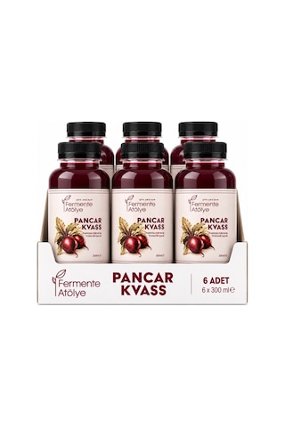 Pancar Kvass 300 Ml. 6'lı Fırsat Paketi Pet Şişede