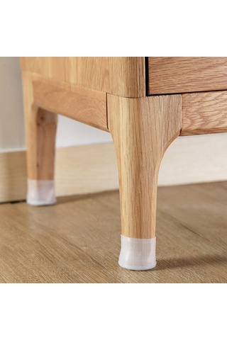 8 Adet Masa Sandalye Mobilya Ayağı Koruyucu Silikon Kılıf -gürült