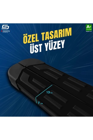 S-dizayn Citroen C5 Aircross 2 Hybrid Benzinli S-plus Siyah Yan Basamak 193 Cm 2025 Üzeri A+ Kalite