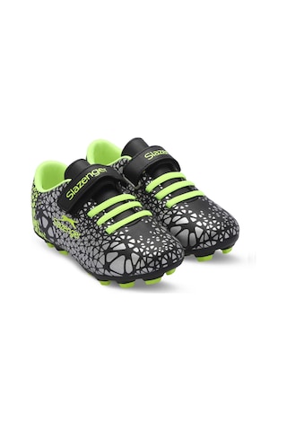Slazenger CRYSTAL Çocuk Halı Saha Siyah / Yeşil Futbol Ayakkabısı