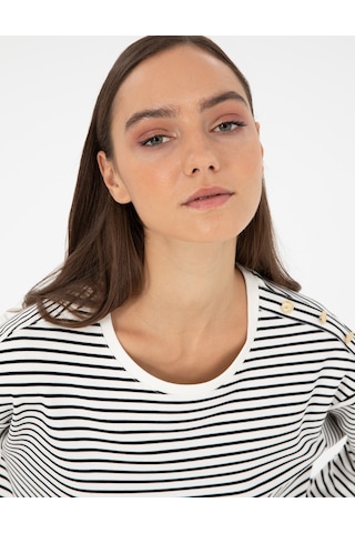 Pierre Cardin Kadın Ekru Sweatshirt 50290987-vr019 Ekru