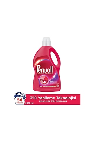 Perwoll Hassas Bakım Sıvı Çamaşır Deterjanı Renkli Yenileme 4 x 2970 ML  200 Yıkama