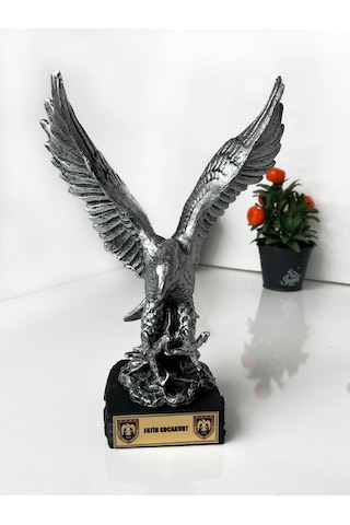 Türk Hava Kuvvetleri Askeri Kartal Hediyelik Ödül Figürü