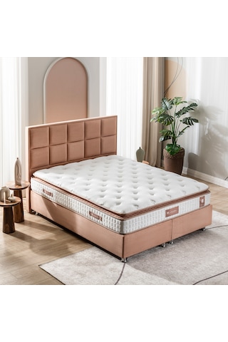 Us. Sleeping Ultra Ortopedik Touch Brown Orijinal Pedli Yaylı Yatak (27Cm) 90X190