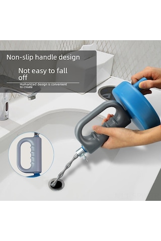 Maiyame Ev Odası Tuvalet Kanal Tıkanıklık Çözücü, El İle Kullanıma Uygun, 7m Uzunlukta Evsel Kanal Temizleme Aracı Diğer