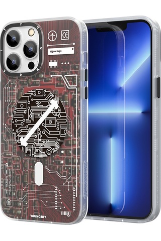 Youngkit Apple Uyumlu iPhone 13 Pro Kılıf YoungKit Technology Serisi Kapak ZORE-267425
