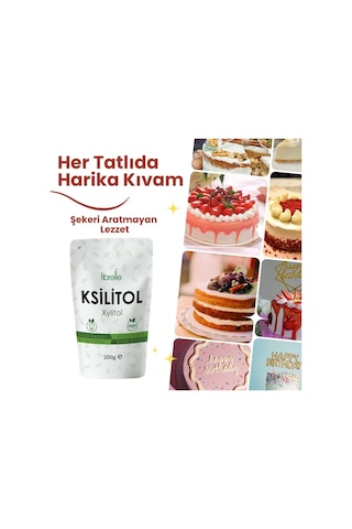 Fibrelle Ksilitol 250 g Keto / Ketojenik / Vegan e Uygundur.