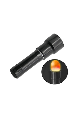 Homyl Tavuk Siyahı Için Led Işık Egg Candler Tester Siyah