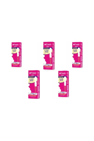 Freely Erken Gebelik Testi 1 Test x 5 Paket Freely Erken Gebelik Testi 1 Test x 5 Paket