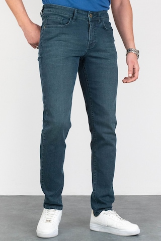 Erkek Haki Cep Lycralı Slim Fit Kot Pantolon Hltvalgreen (492261641)