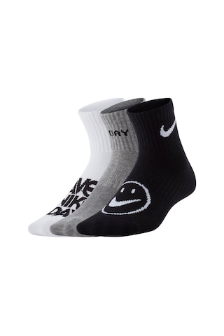 Nike 3 Pack Everyday Lightweight Çocuk Çorabı Çok Renkli