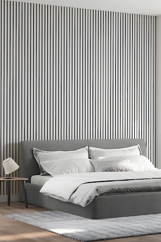 Mdf Ahşap Akustik Duvar Ve Tavan Kaplama Paneli 100 x 275 CM - Beyaz