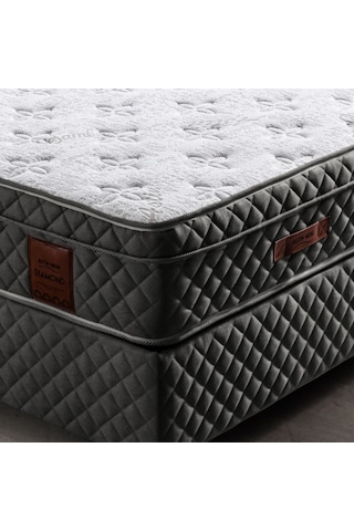 Setaymobilya Ortopedik Yatak, Diamond Antrasit Ortopedik Yaylı Yatak