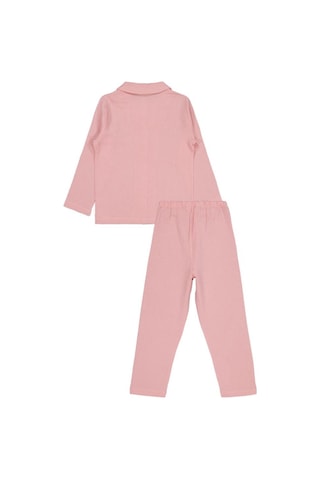 Civil Girls Düz 6-9 Yaş Pijama Takımı Pudra