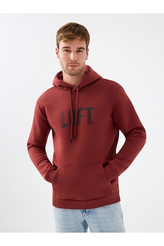 Regular Fit Erkek Sweatshirt Turuncu