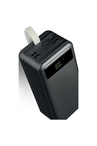 Powerway TX60 Siyah Ekstra Kablolu 60.000 mAh Powerbank