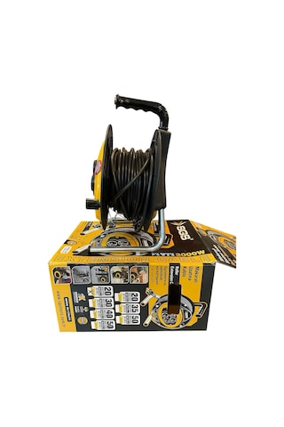 Makaralı Uzatma Kablosu 3x2,5 30mt Sgs 2134