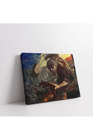 Attack On Titan Dev Kanvas Tablo