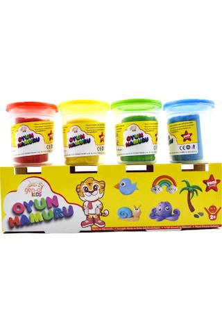 Gen-of Oyun Hamuru 4 Renk 400 Gr Gen-7141 Çok  Renkli