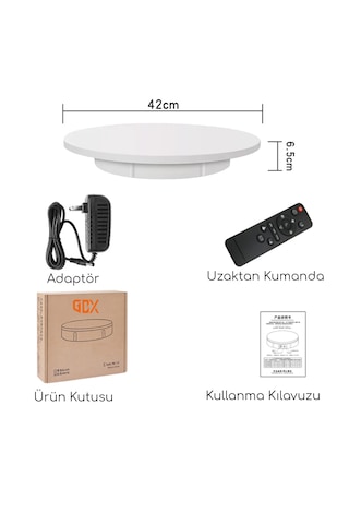 Gdx Tuta-42 42 Cm Turn Table - Döner Stand - Döner Tabla