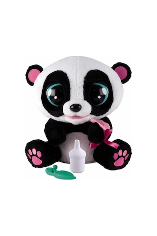 İnteraktif Peluş Sesli, Hareketli Ve Aksesuarlı Oyuncak Yoyo Panda Çok Renkli