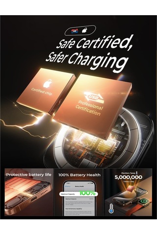 Reedark Magneetikli 2'li Kablosuz Şarj Aleti - İphone Uyumlu, Saat Ve Kulaklık İçin Taşınabilir Tutucu, 15w Hızlı Şarj, Dikey/yatay Konum, Siyah