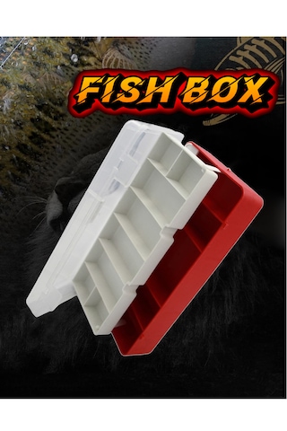 Rapala Kutusu Jig Yem Kutusu Lrf Kutusu 22.5x12x5.5 Kırmızı