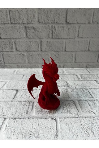 Kırmızı Ejderha Biblo 12 Cm