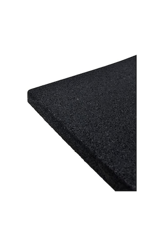 Kauçuk Zemin Kaplama 40X40X2Cm 6 Adet Tse Belgeli Siyah