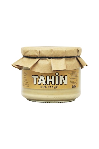 Laçoko Şekersiz Vegan İnce Öğütülmüş Susam Tahin Cam Kavanoz 275 G