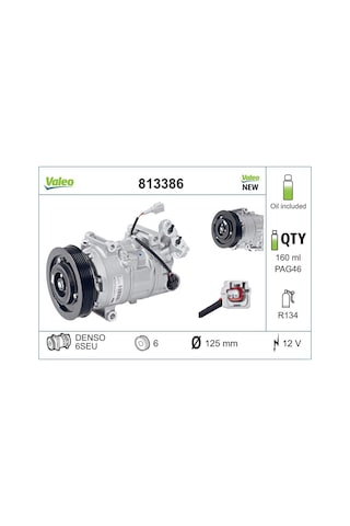 Wöbermann + Valeo Renault Megane 2008-2015 Klima Kompresörü
