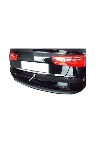 Audi A6 Formlu Krom Bagaj Alt Çıta 2011 Üzeri Paslanmaz Çelik N11.782