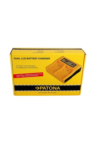 Patona 7557 Sony Np-fp50 Np-fh50 Fv70 Fv100 Piller İçin Çiftli Şarj Cihazı