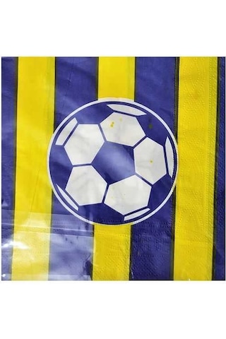 Taraftar Sarı Lacivert Fenerbahçe 20 Adet Peçete Tüm Yaşlar