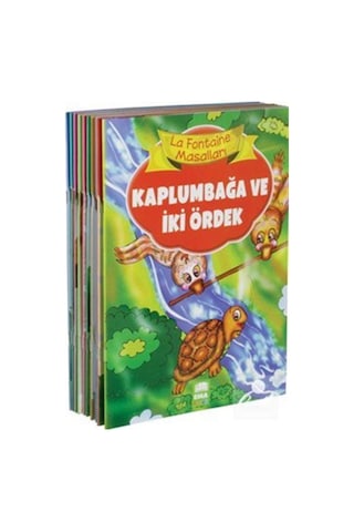 La Fontaine Masalları 10 Kitap Takım - Büyük Boy / Jean De L