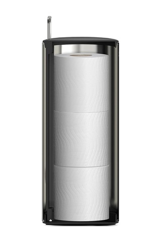 Joseph Joseph Luxe Paslanmaz Çelik Gizli Tuvalet Kağıdı Tutacağı, Kapaklı Stand, 3 Ruloya Kadar Hods Sku: Smg8690010179982 Diğer