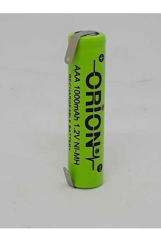 Orion 1.2v Aaa 1000mah Ni-mh Puntolu Şarj Edilebilir Batarya Pili