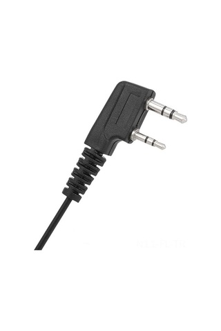 Lemestar Ptt Mikrofonlu Radyo Kulaklığı - Kenwood, Baofeng Uv-5r, Retevis İçin K Bağlantılı İkili Radyo Uyumlu
