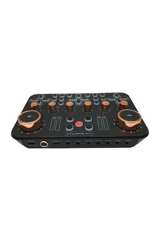 Ses Değiştiricili Canlı Yayın Ses Kartı Effectsli Canlı Yayın Mixeri