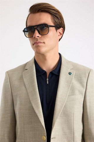 Süvari Su Yeşili Slim Mono Yaka Düz Poplin Torba Cep 6 Drop Klasik Ceket Sct2021600008-y01