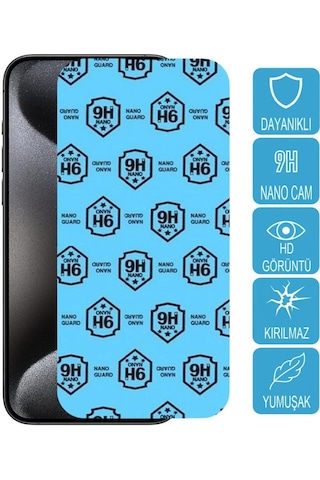 Samsung Galaxy Uyumlu S23 Ultra Sm-s918 Ekran Koruyucu Nano Kırılmaz Cam