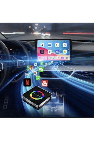 Kablosuz Carplay & Android Auto Adaptörü Wireless Bağlantı, Tak Çalıştır,multimedya Dönüştürücü Diğer