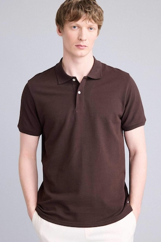 Defacto %100 Pamuk Polo Tişört E9504ax26spbn267 Kahve-bn267