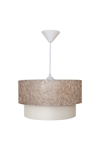 Melon Pasta Kırçıllı Beyaz Avize